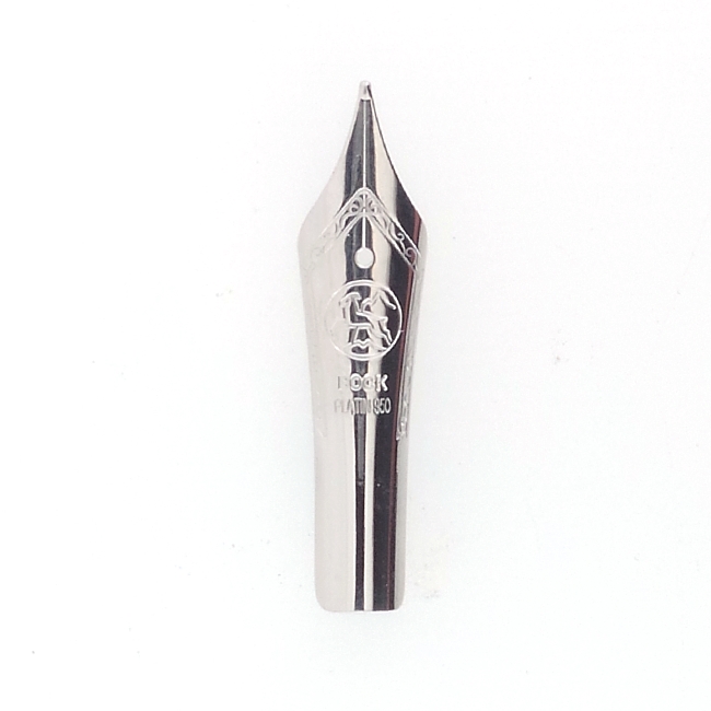 Bock fountain pen nib with kit housing #6 23k solid platinum - broad