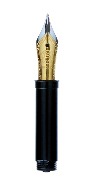 Bock fountain pen nib with Bock housing #5 bi-colour - extra broad