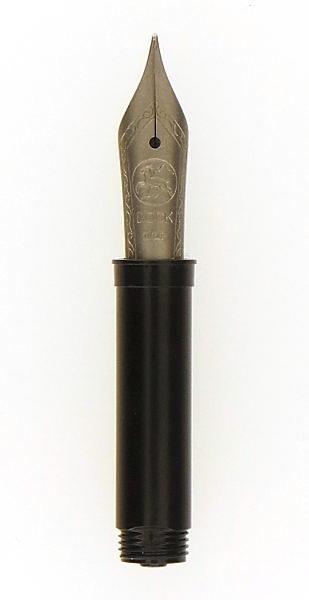 Bock fountain pen nib with Bock housing #5 solid titanium - broad
