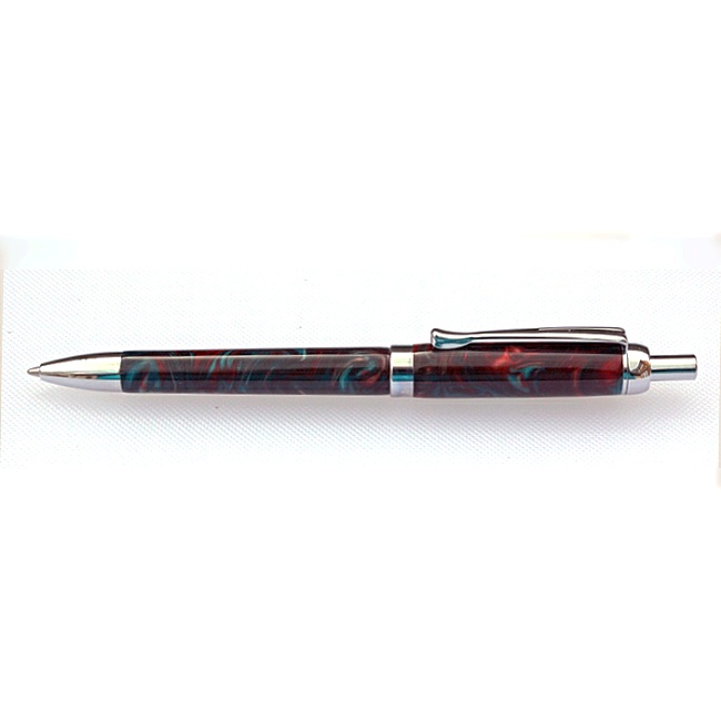 Tempest click ballpoint pen kit with chrome fittings