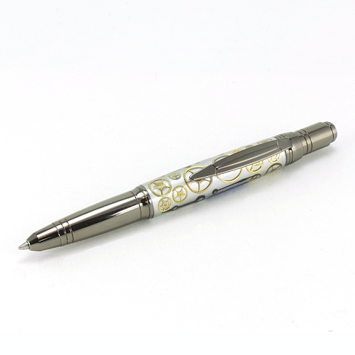 Zephyr ballpoint pen kit with gunmetal fittings